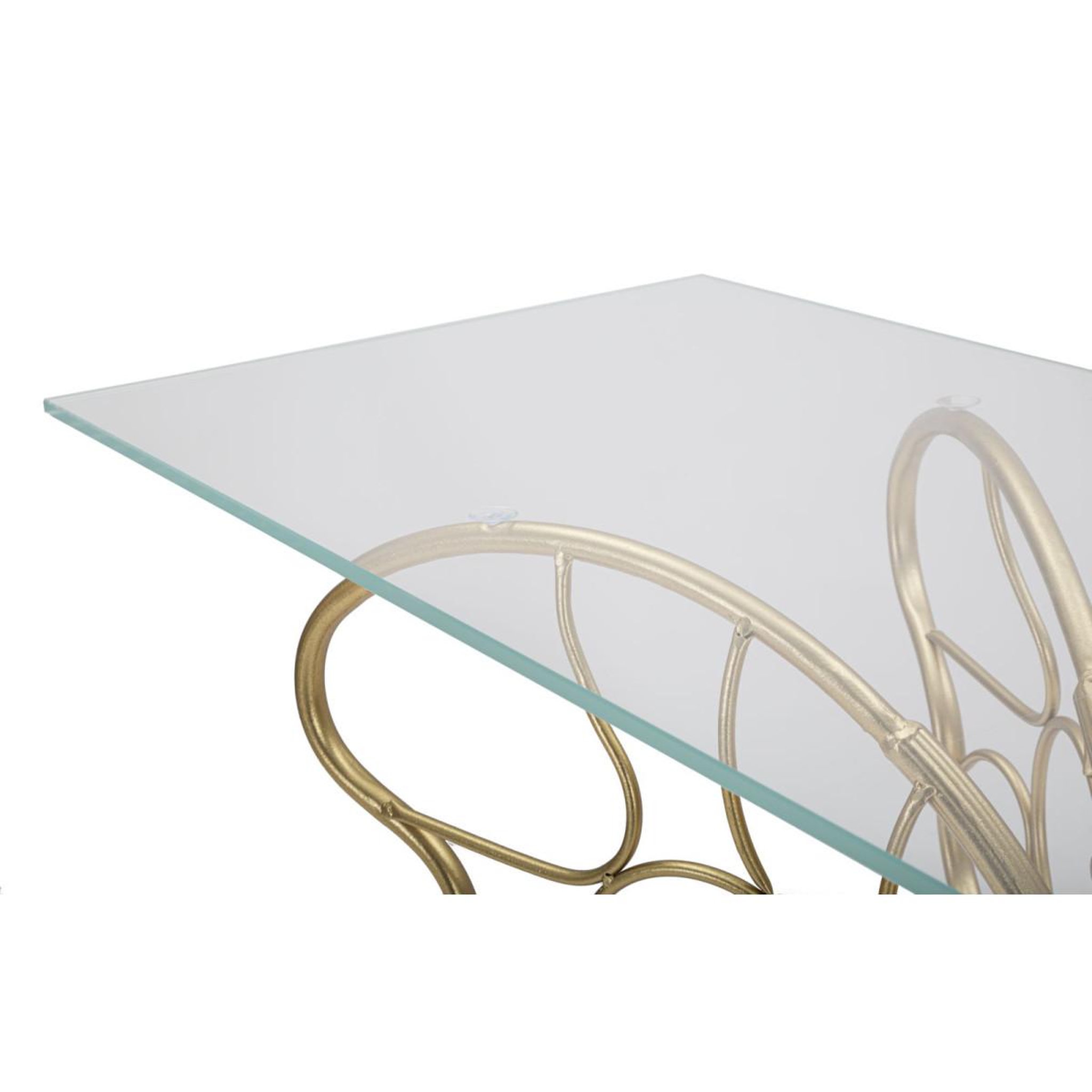 Voir la diapositive 2 : Paris Prix Console design  butterfly  110cm or