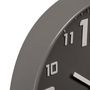 Voir la diapositive 2 : ATMOSPHERA Pendule  Silence  30cm Gris