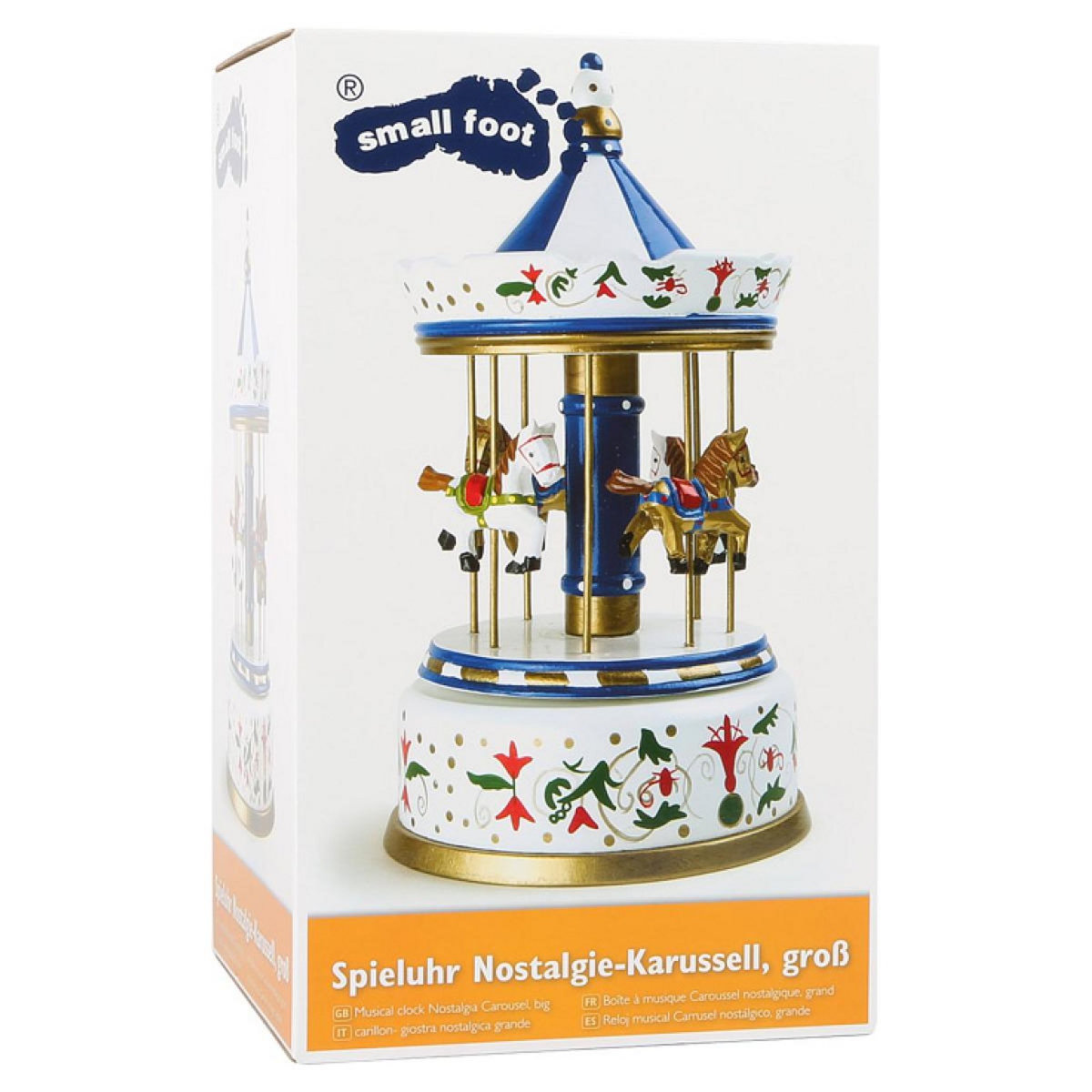 SMALLFOOT Boite a musique Manege nostalgie