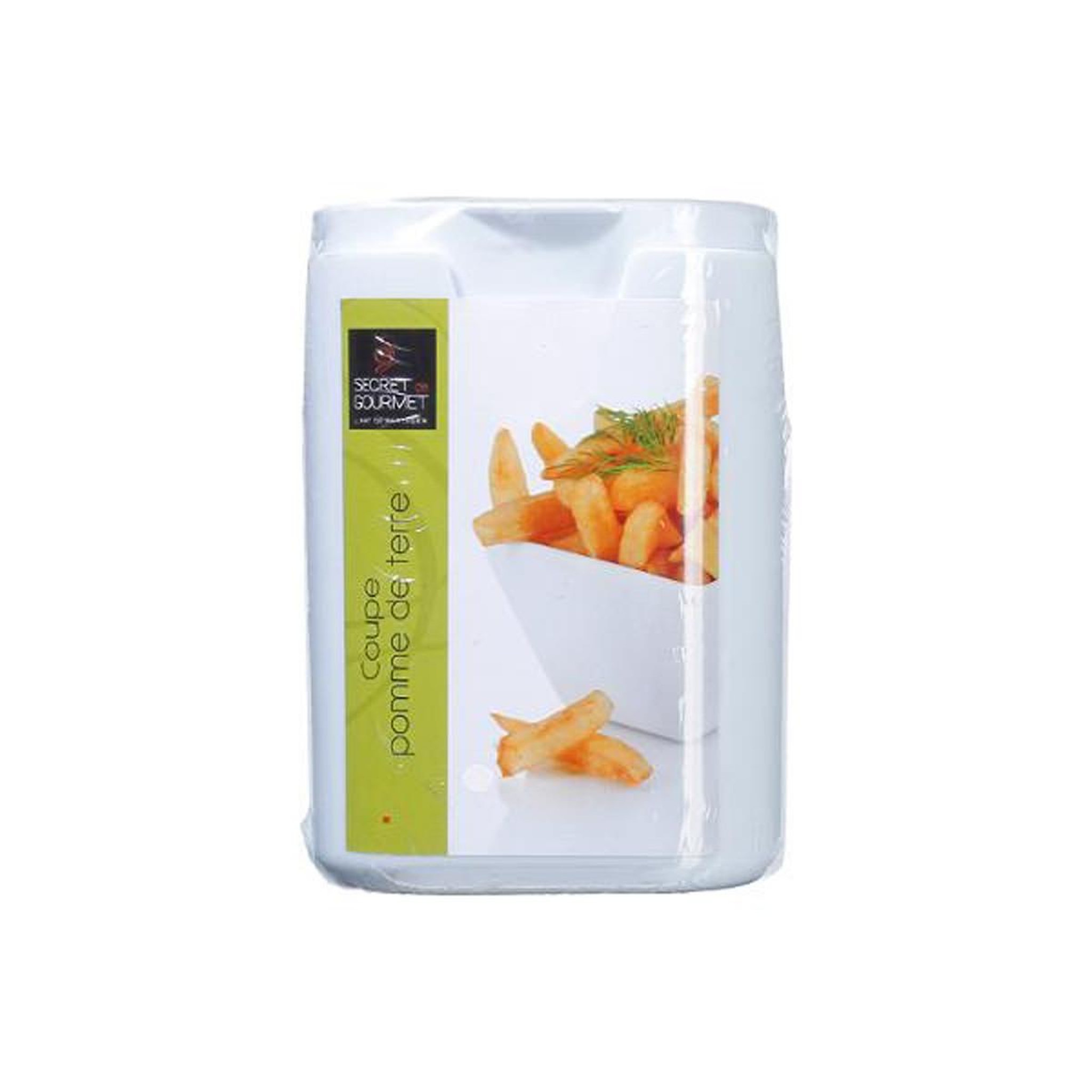 Voir la diapositive 2 : FIVE Coupe Frites  Patati  13cm Blanc