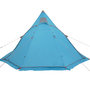 Voir la diapositive 5 : VIDAXL Tente de camping tipi 5 personnes bleu impermeable