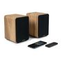 Voir la diapositive 3 : THOMSON THOMSON WS602DUO - Ensemble de 2 enceintes avec caisson en bois - 100W - Bluetooth 5.0 - 2 sorties RCA - Bois clair