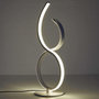 Voir la diapositive 6 : The Home Deco Factory Lampe led design à poser - Hauteur 36 cm - Blanc
