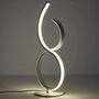 Voir la diapositive 6 : The Home Deco Factory Lampe led design à poser - Hauteur 36 cm - Blanc