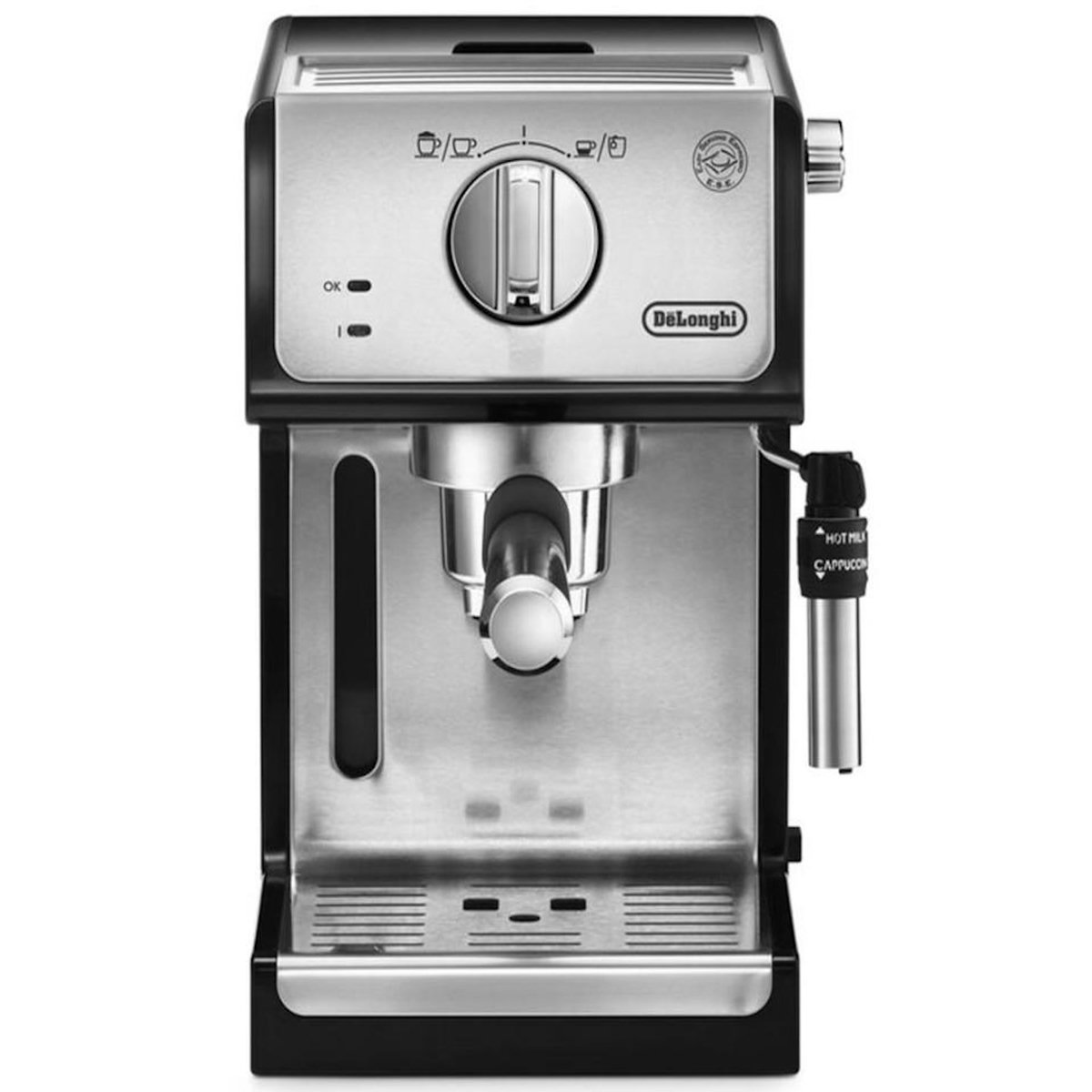 DELONGHI Machine à espresso 15 bars noir/métal - ecp 35.31