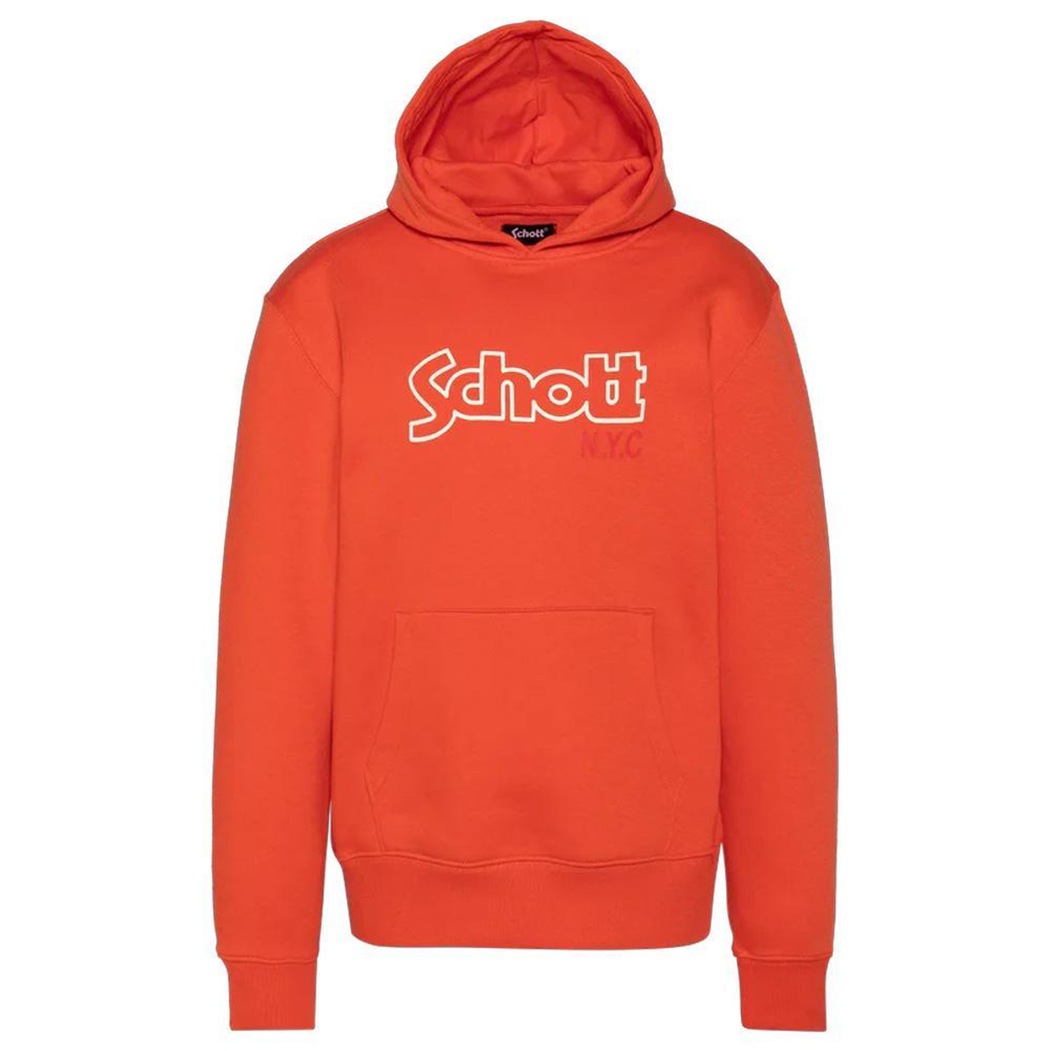 Schott Sweat à Capuche  Garçon Schott Sidney. Coloris disponibles : Orange