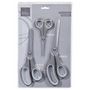 Voir la diapositive 3 : B BASIC & CO Lot de 3 Ciseaux  Multi-Usages  25cm Gris