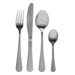 SECRET DE GOURMET Ménagère 24 Pièces Inox  Satin  27cm Argent