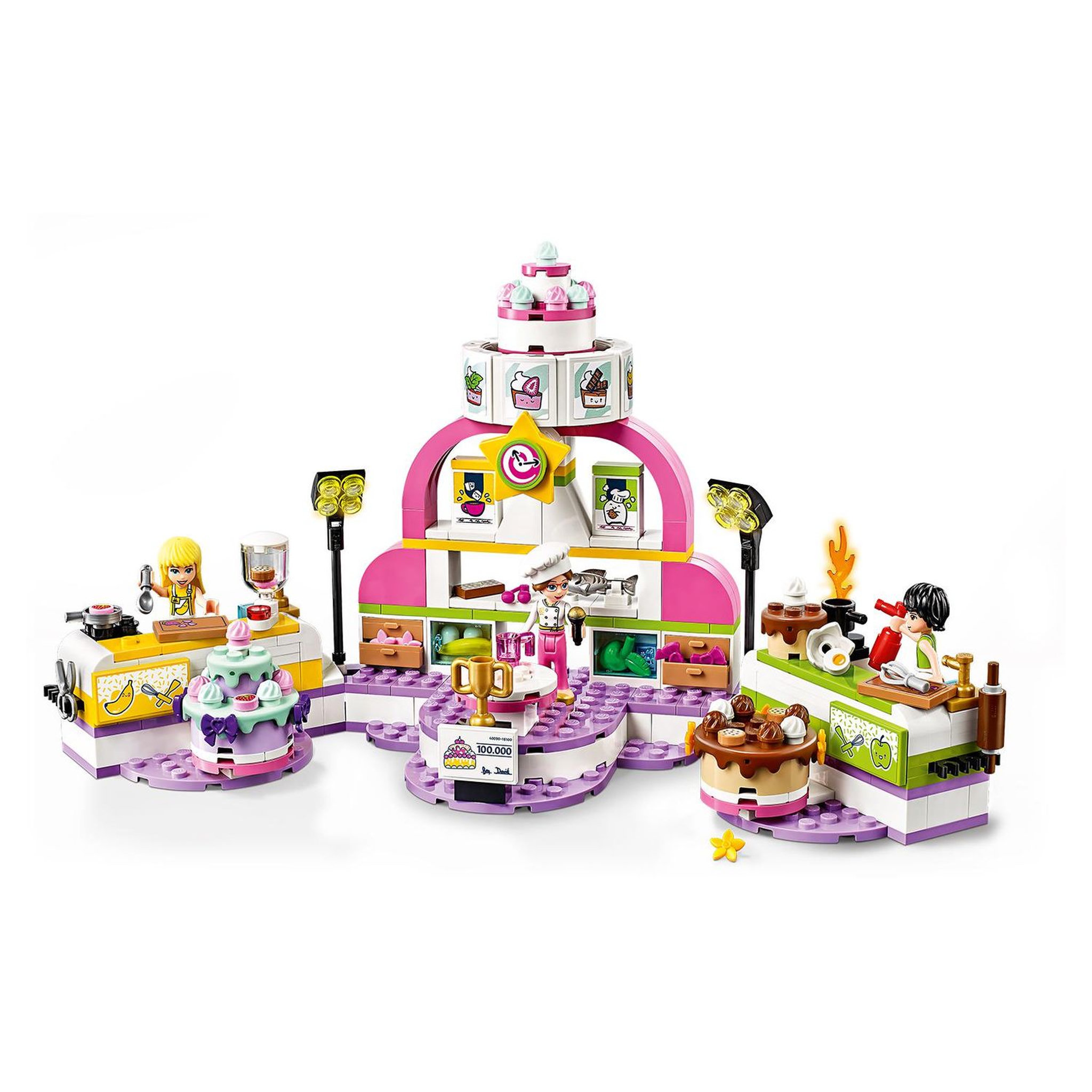Voir la diapositive 3 : LEGO Friends 41393 - Le Concours de Pâtisserie avec Mini Poupée Stéphanie