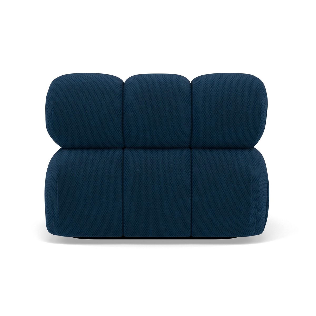 LISA DESIGN Ruby - module d'assise gauche en velours texturé