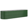 Voir la diapositive 2 : VIDAXL Lit sureleve de jardin Acier enduit de poudre 296x80x68 cm Vert