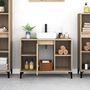 Voir la diapositive 3 : VIDAXL Meuble d'evier chene sonoma 80x33x60 cm bois d'ingenierie