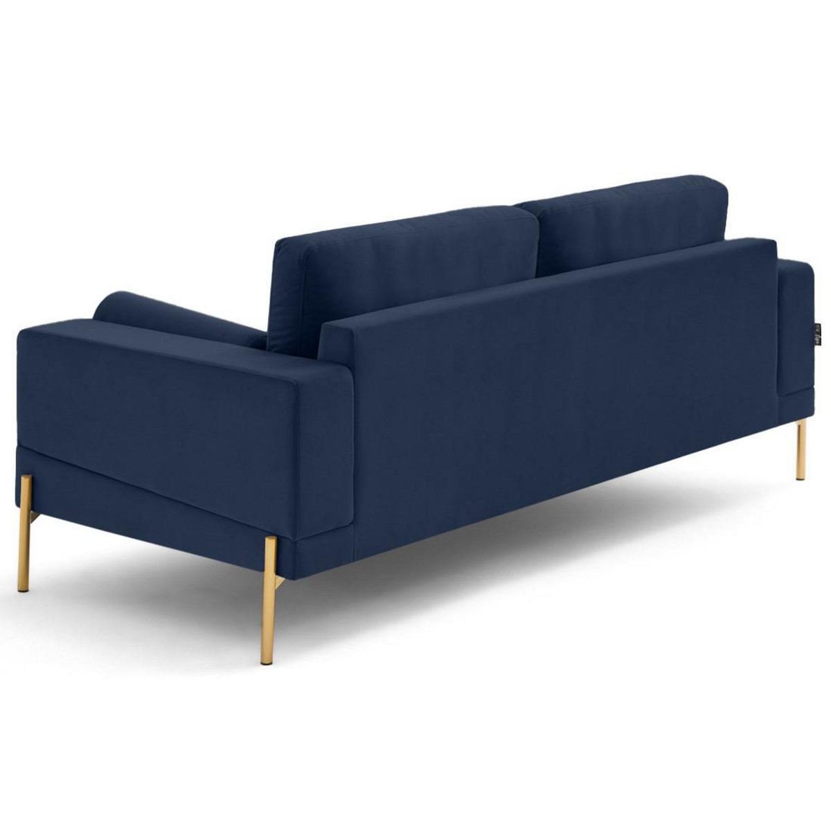 LISA DESIGN Isaure - canapé droit 3 places en velours