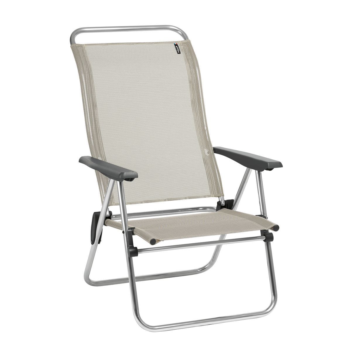 LAFUMA Chaise pliante plage et camping aluminium LOW seigle