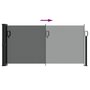 Voir la diapositive 5 : VIDAXL Auvent lateral retractable anthracite 100x500 cm