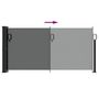 Voir la diapositive 5 : VIDAXL Auvent lateral retractable anthracite 100x500 cm