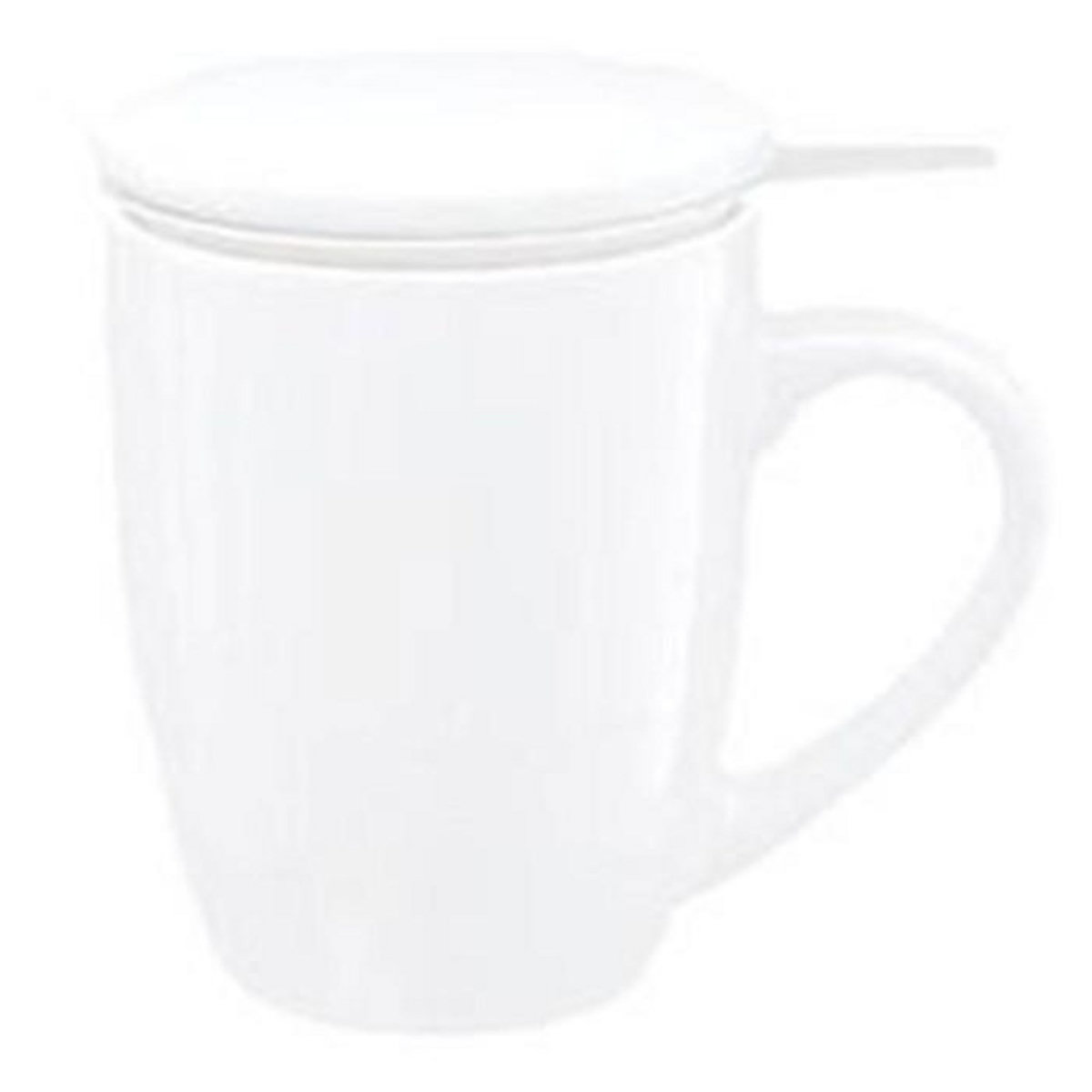 SECRET DE GOURMET Tisanière en Faïence  Colorama  32cl Blanc