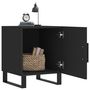Voir la diapositive 3 : VIDAXL Tables de chevet 2 pcs noir 40x40x50 cm bois d'ingenierie