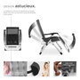 Voir la diapositive 3 : tectake Chaises longues pliable gris clair Set de 2
