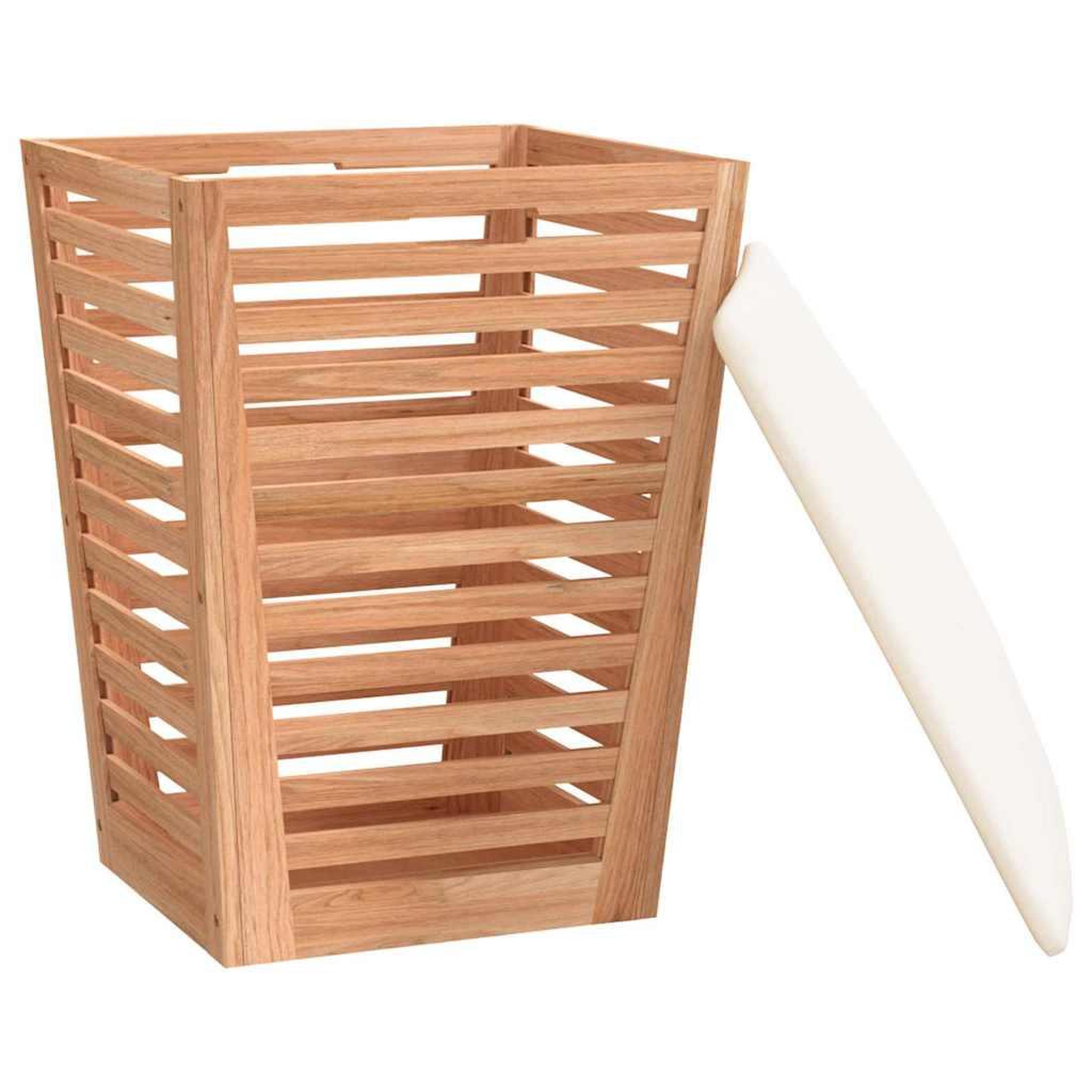 Voir la diapositive 4 : VIDAXL Tabouret de salle de bain 40,5x40,5x56 cm bois massif de noyer