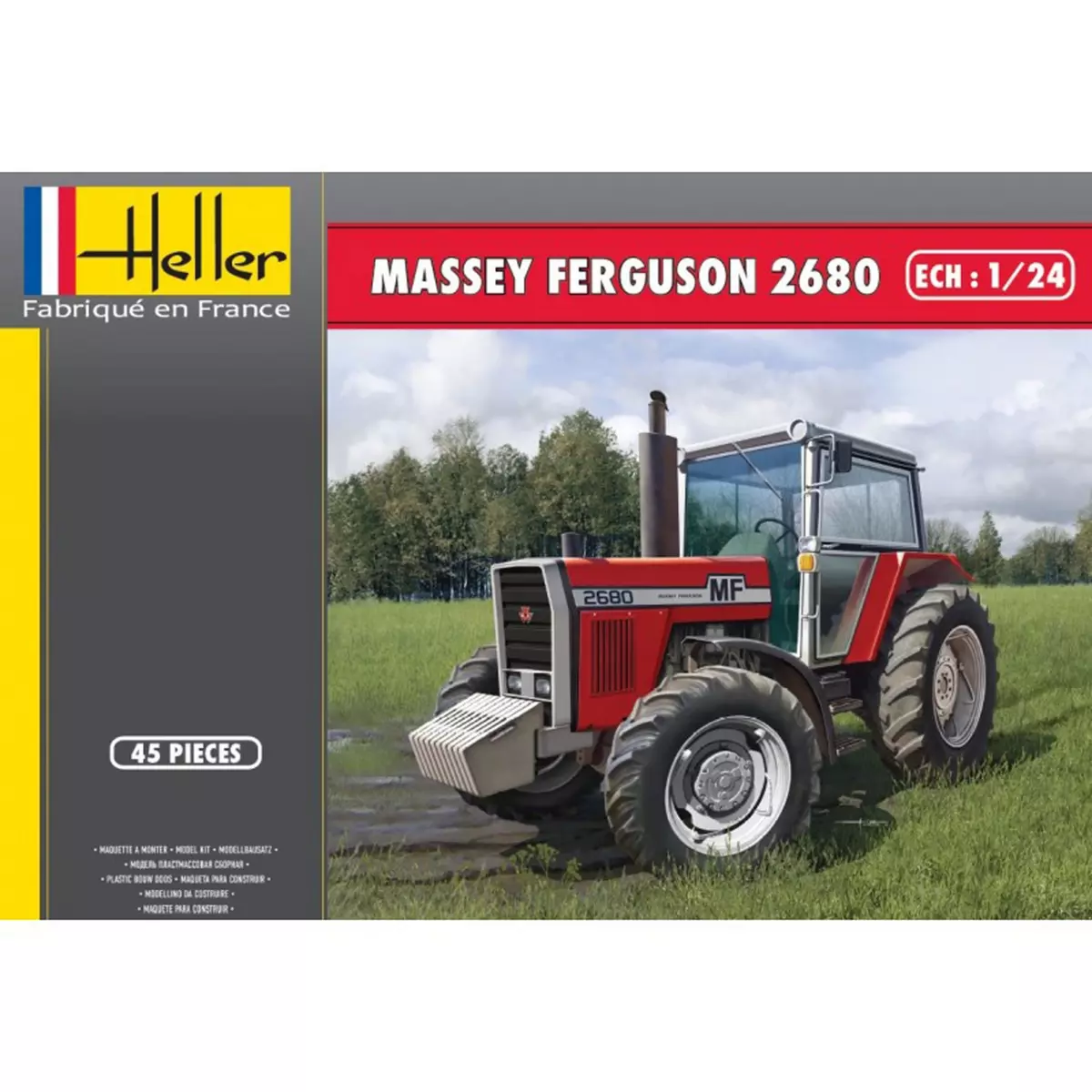 Heller Maquette Tracteur : Massey Ferguson 2680