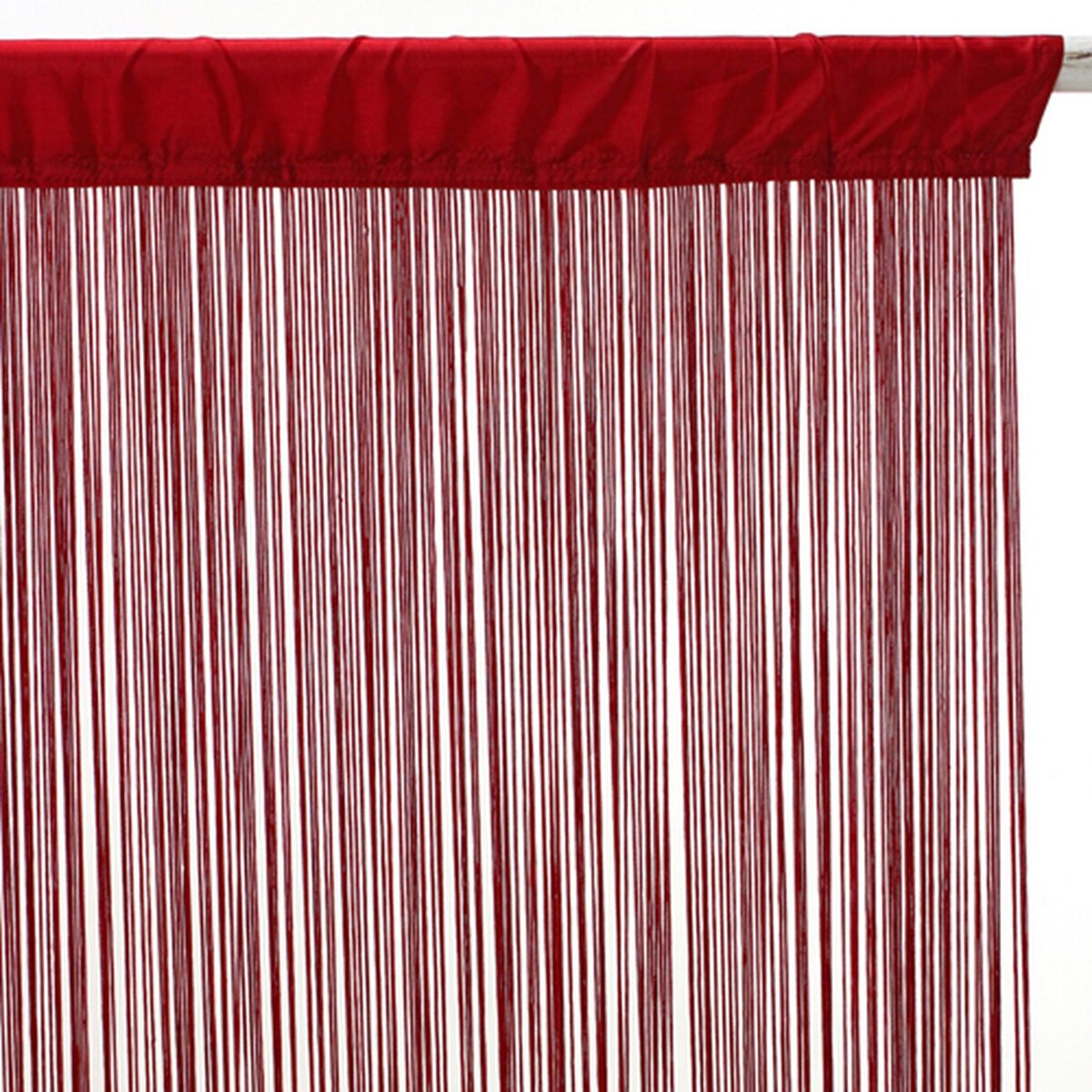 ATMOSPHERA Rideau fils - 90 x 200 cm - Rouge