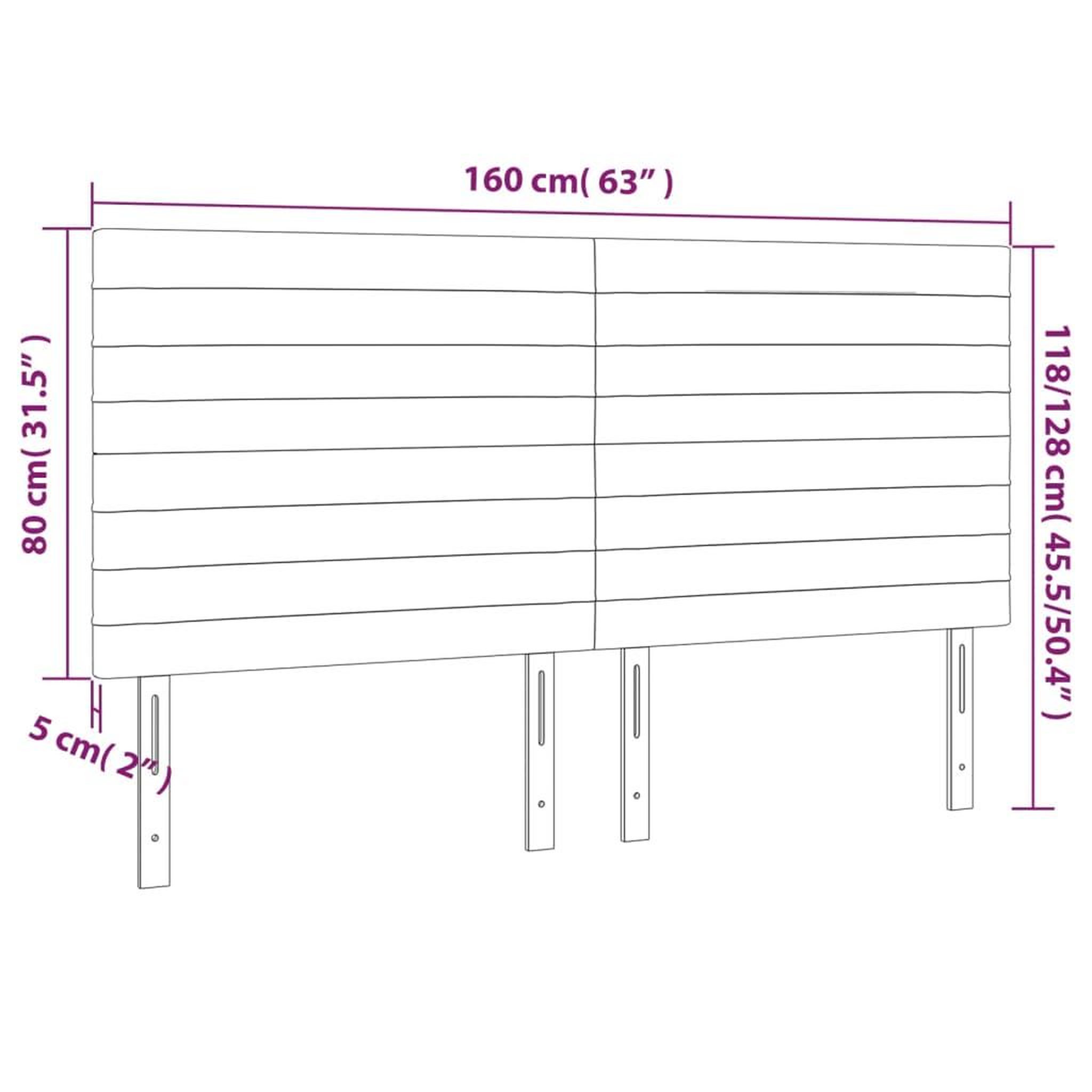 Voir la diapositive 6 : VIDAXL Tetes de lit 4 pcs Gris clair 80x5x78/88 cm Tissu