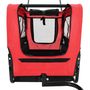 Voir la diapositive 5 : VIDAXL Remorque de velo pour chiens et poussette 2-en-1 rouge et noir