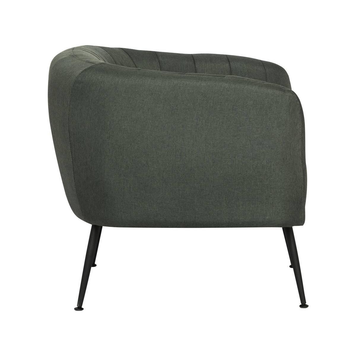 Habitat et Jardin Fauteuil en tissu  Diana  - 1 place - Gris foncé