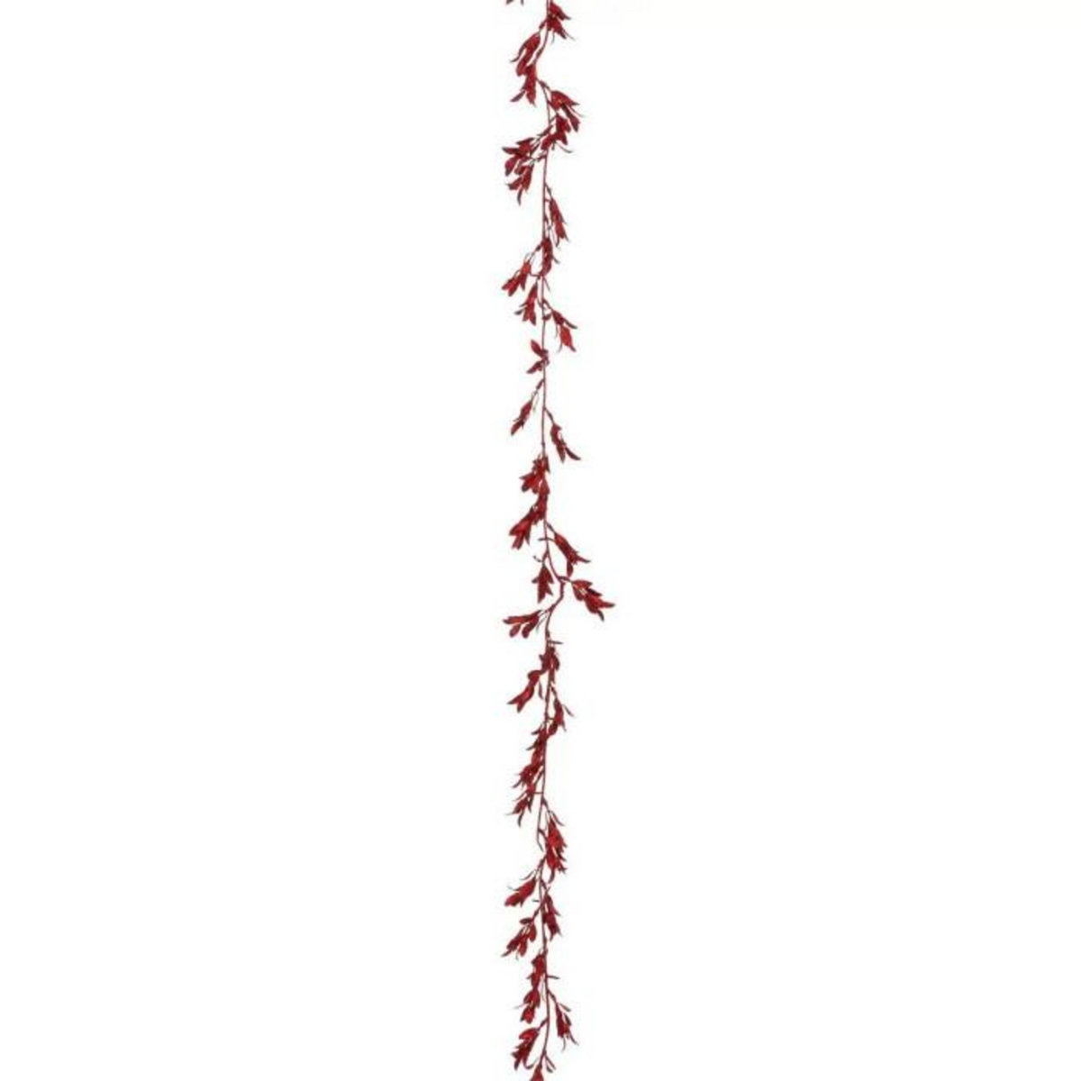 ATMOSPHERA Guirlande de Noël Déco  Feuilles  180cm Rouge