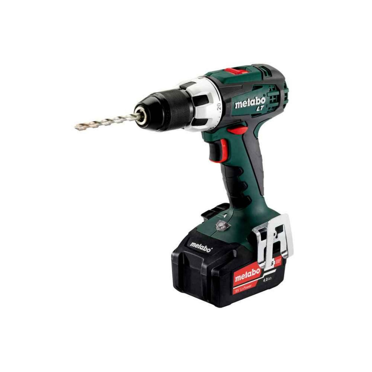 METABO SAS Perceuse visseuse 18 V BS 18 LT - 2 x 4,0 Ah Li-Power, ASC 55, coffret Metabox