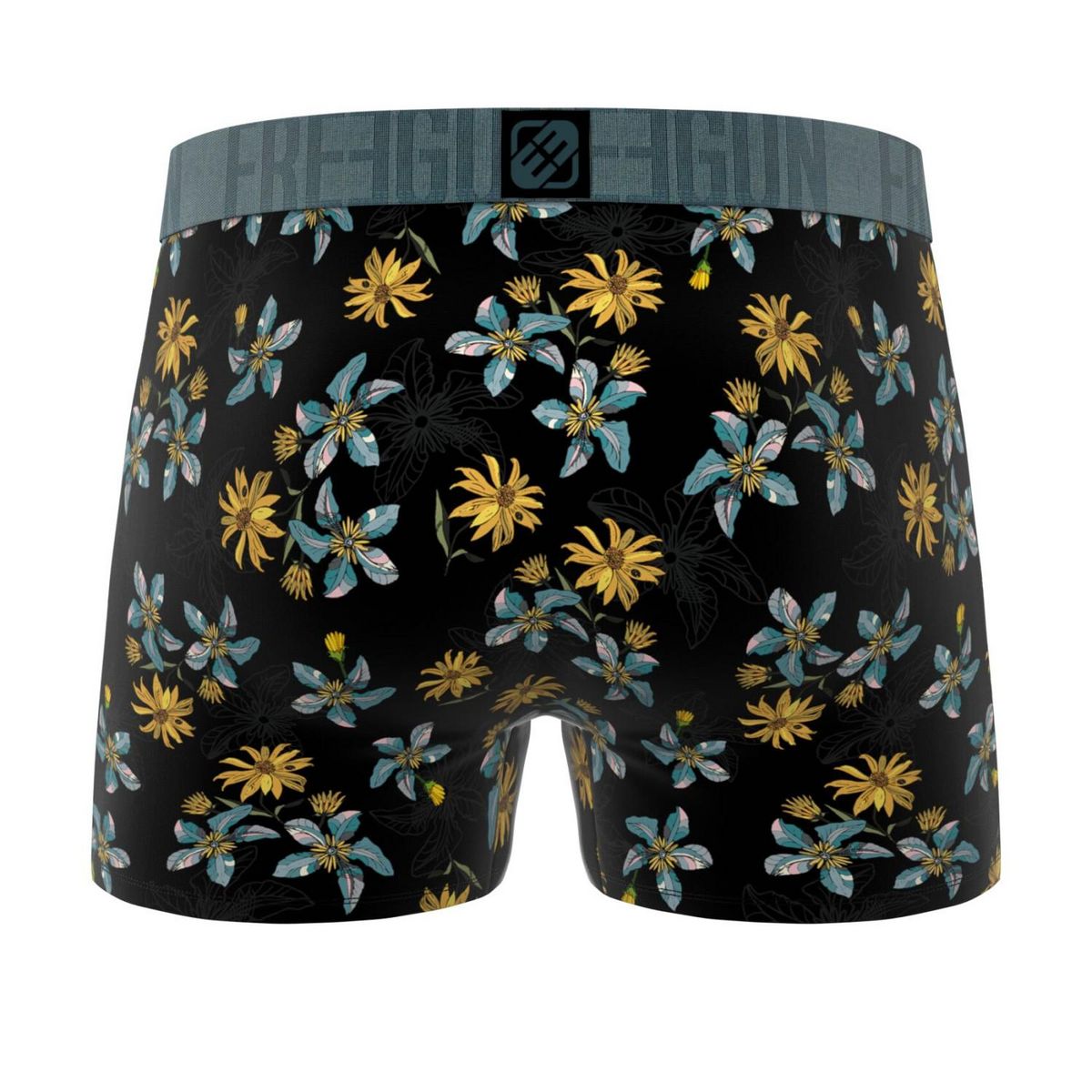 FREEGUN Lot de 3 boxers homme Flowers