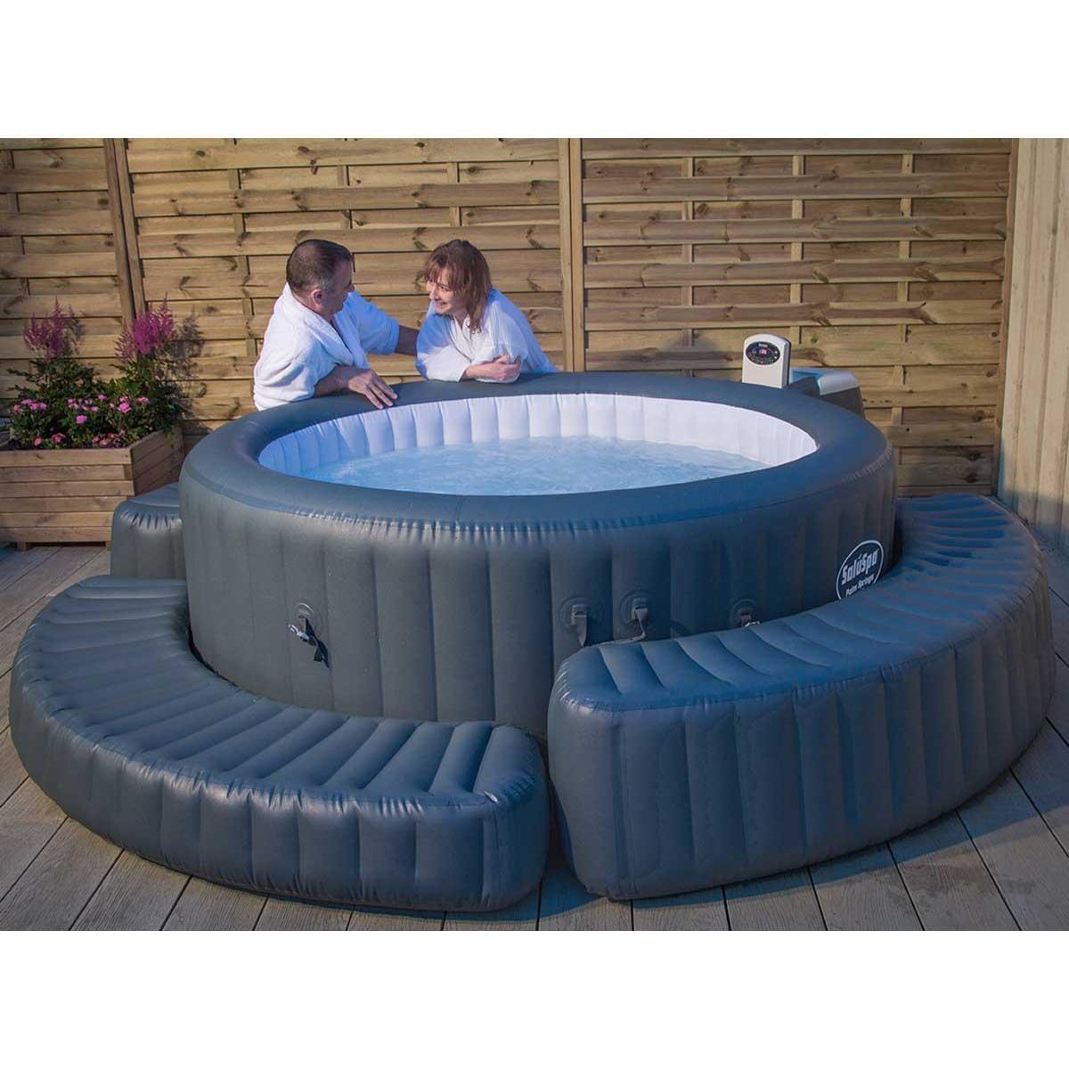 Habitat et Jardin Equipement pour Spa Gonflable 4/6 places  Lay-Z Spa Surround