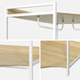Voir la diapositive 3 : SWEEEK Module dressing d'angle blanc avec 4 penderies et 2 étagères. L 80 x P 80 x H 190 cm
