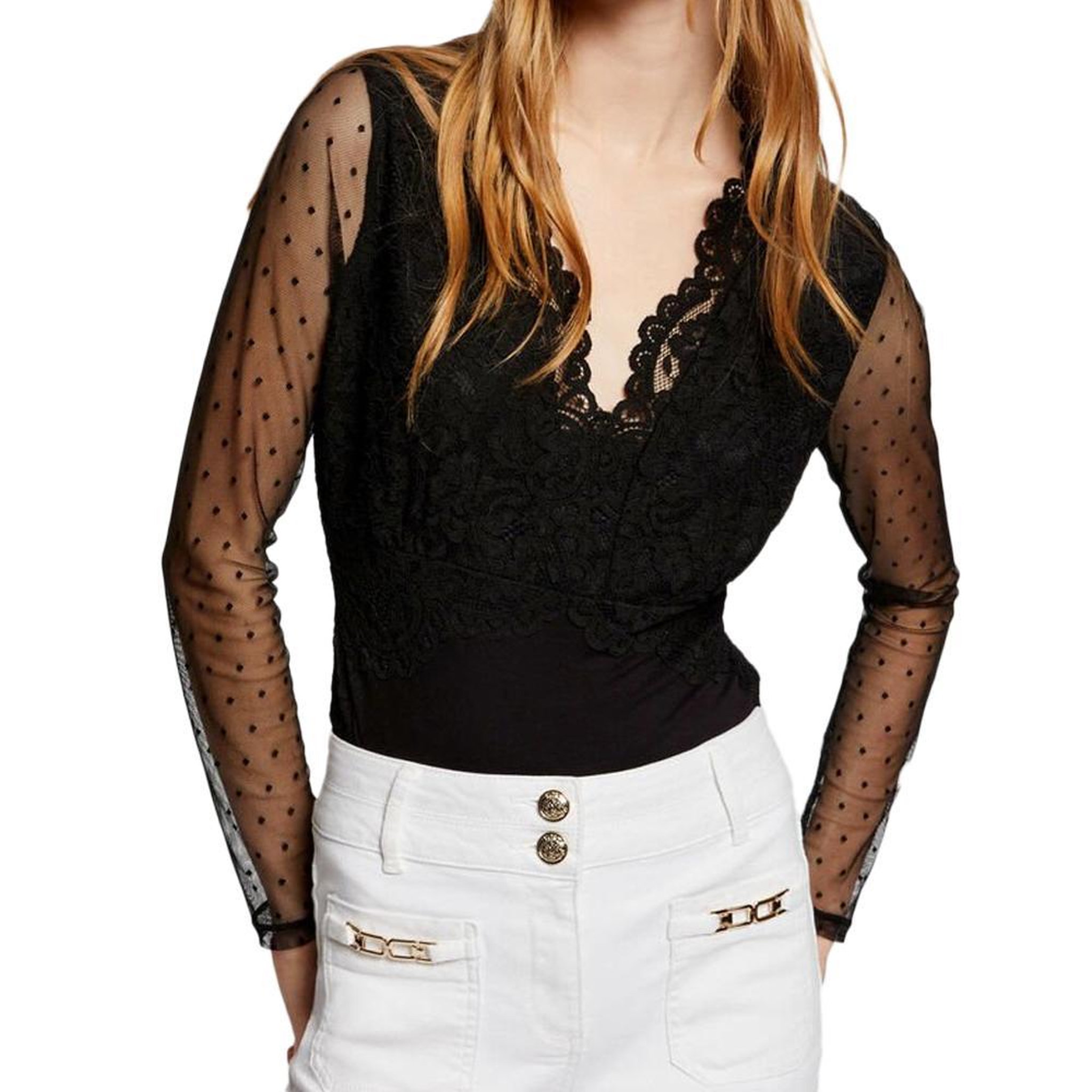 Voir la diapositive 1 : MORGAN Body noir femme morgan tiriva