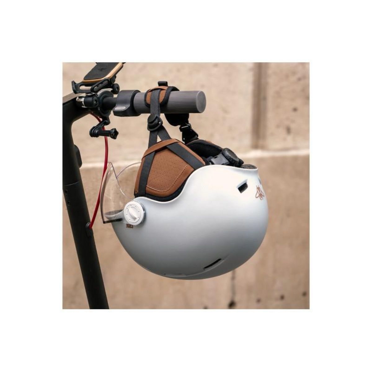 CASR Accessoire trottinette électrique Casr CASQUE DE PROTECTION STYLE CASR GRIS BLEU L