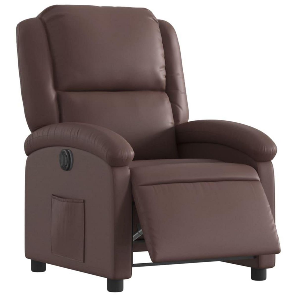 VIDAXL Fauteuil inclinable electrique Marron Similicuir