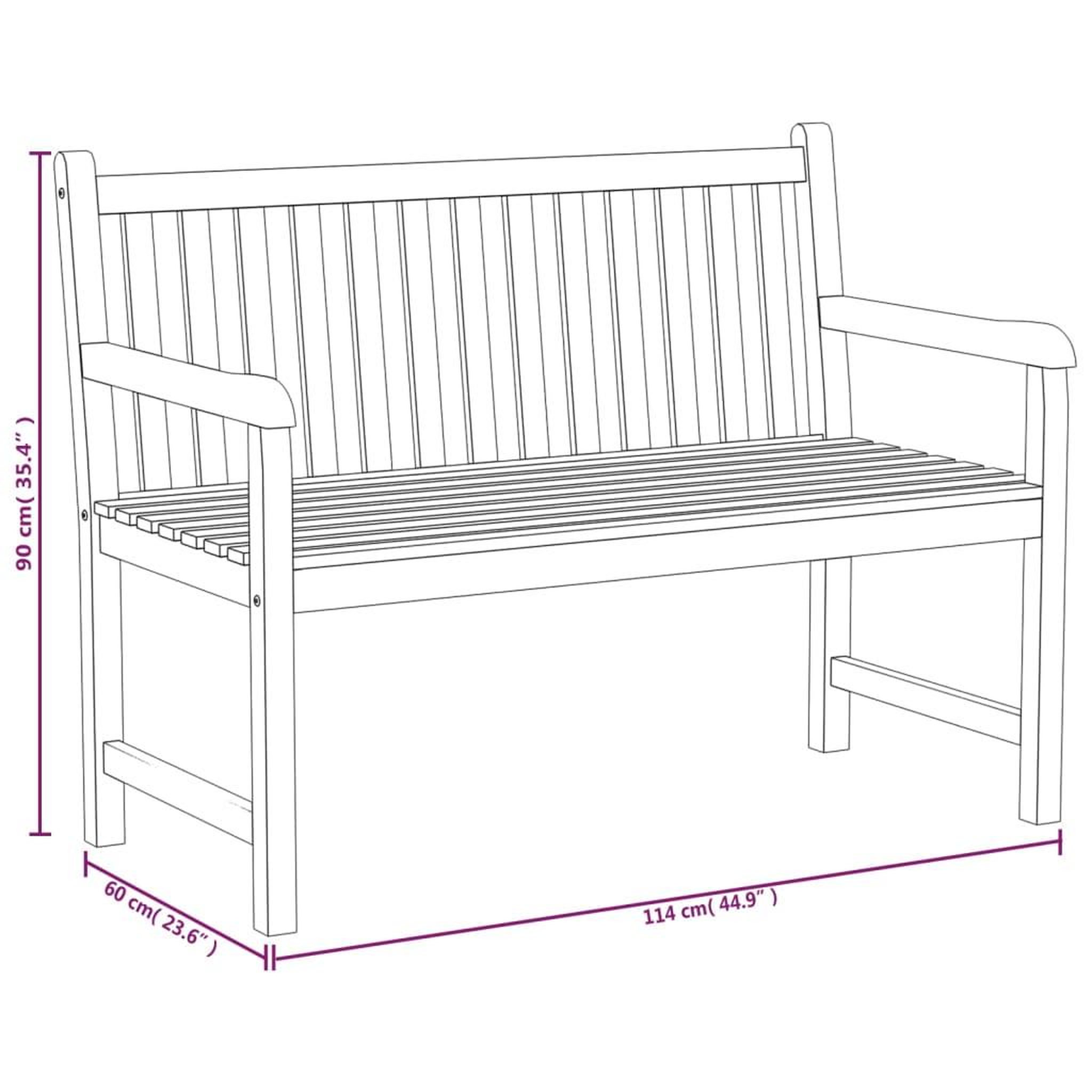 Voir la diapositive 6 : VIDAXL Ensemble a manger de jardin 3 pcs Bois de teck massif