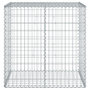 Voir la diapositive 3 : VIDAXL Panier gabion avec couvercle 100x50x100 cm fer galvanise