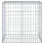 Voir la diapositive 3 : VIDAXL Panier gabion avec couvercle 100x50x100 cm fer galvanise