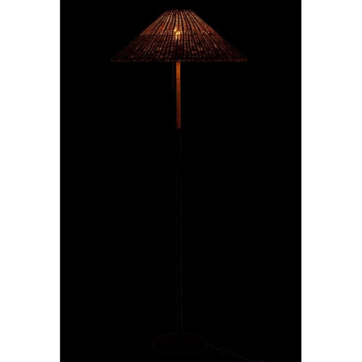 Paris Prix Lampadaire en Rotin  Preston  154cm Naturel & Noir