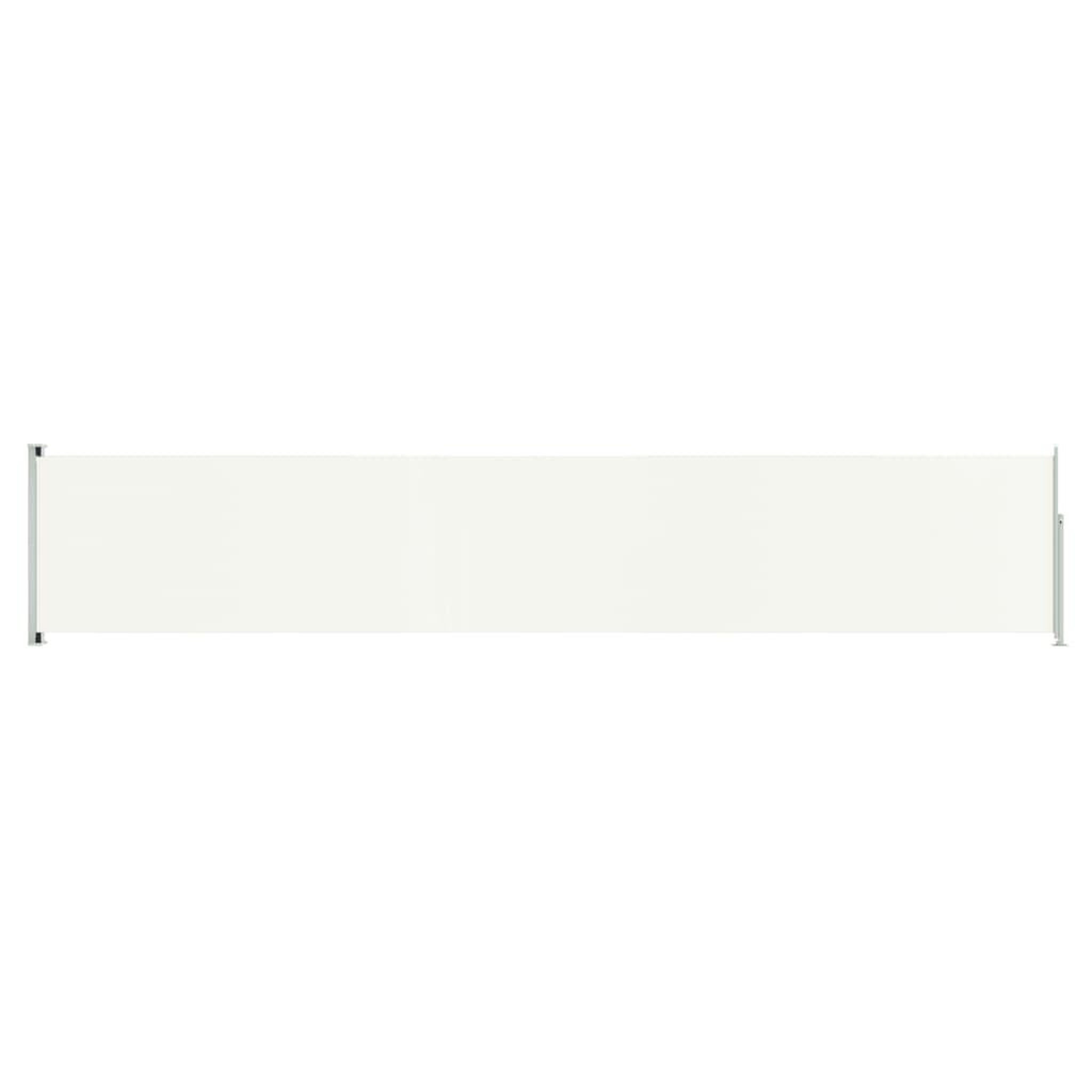 Voir la diapositive 2 : VIDAXL Auvent lateral retractable de patio 117x600 cm Creme