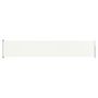 Voir la diapositive 2 : VIDAXL Auvent lateral retractable de patio 117x600 cm Creme