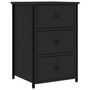 Voir la diapositive 5 : VIDAXL Tables de chevet 2 pcs noir 40x36x60 cm bois d'ingenierie