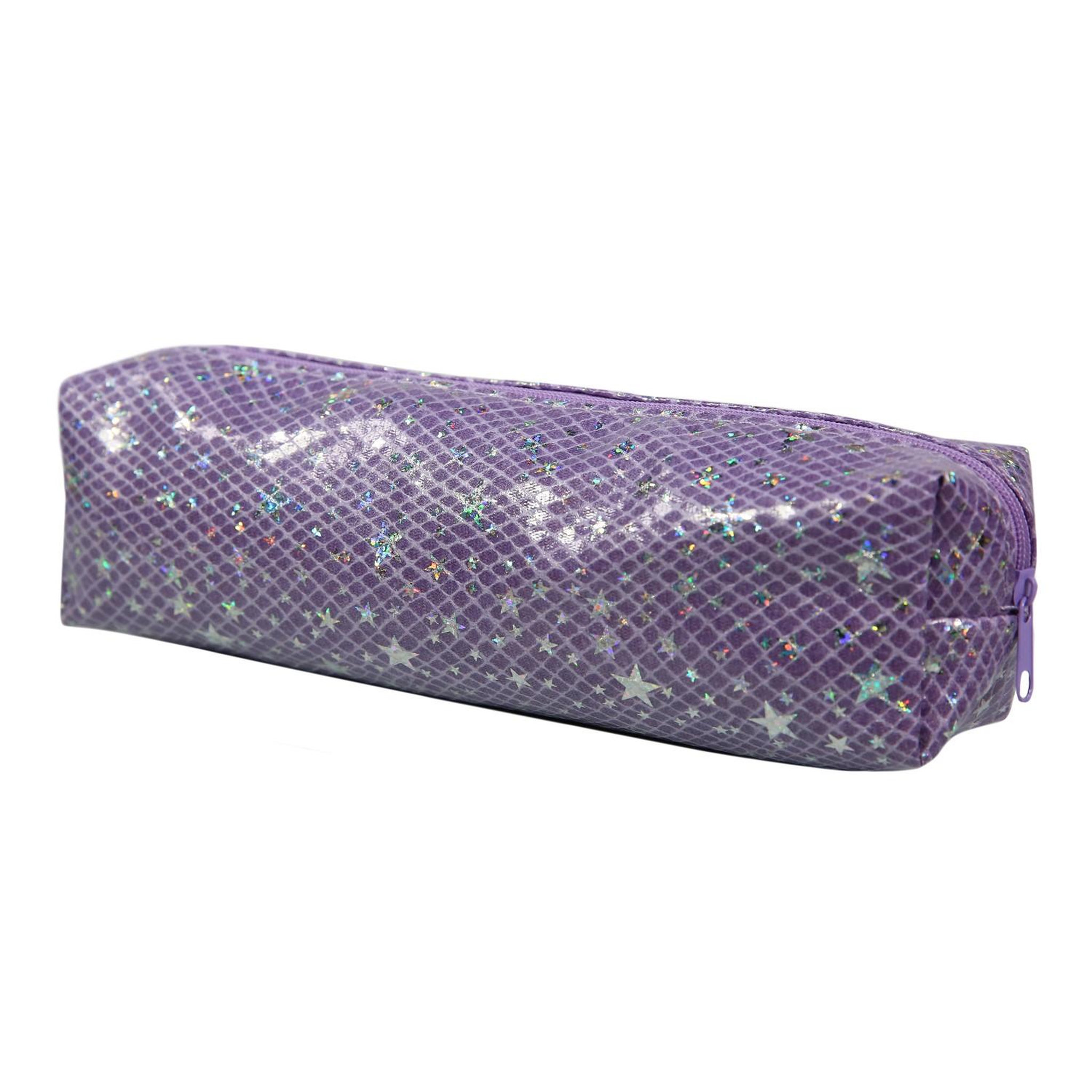 Voir la diapositive 2 : Bagtrotter BAGTROTTER Trousse scolaire carrée No Name Violet