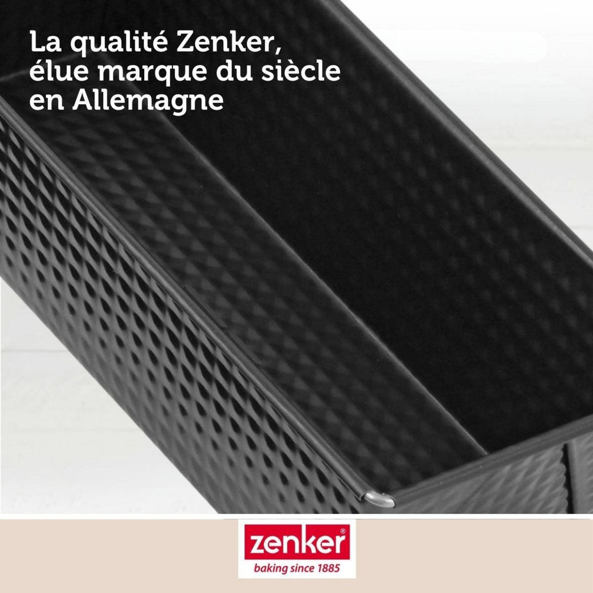 ZENKER Moule à cake 25,5 cm Zenker Black Metallic