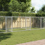 Voir la diapositive 1 : VIDAXL Cage pour chien avec portes gris 8x2x1,5 m acier galvanise