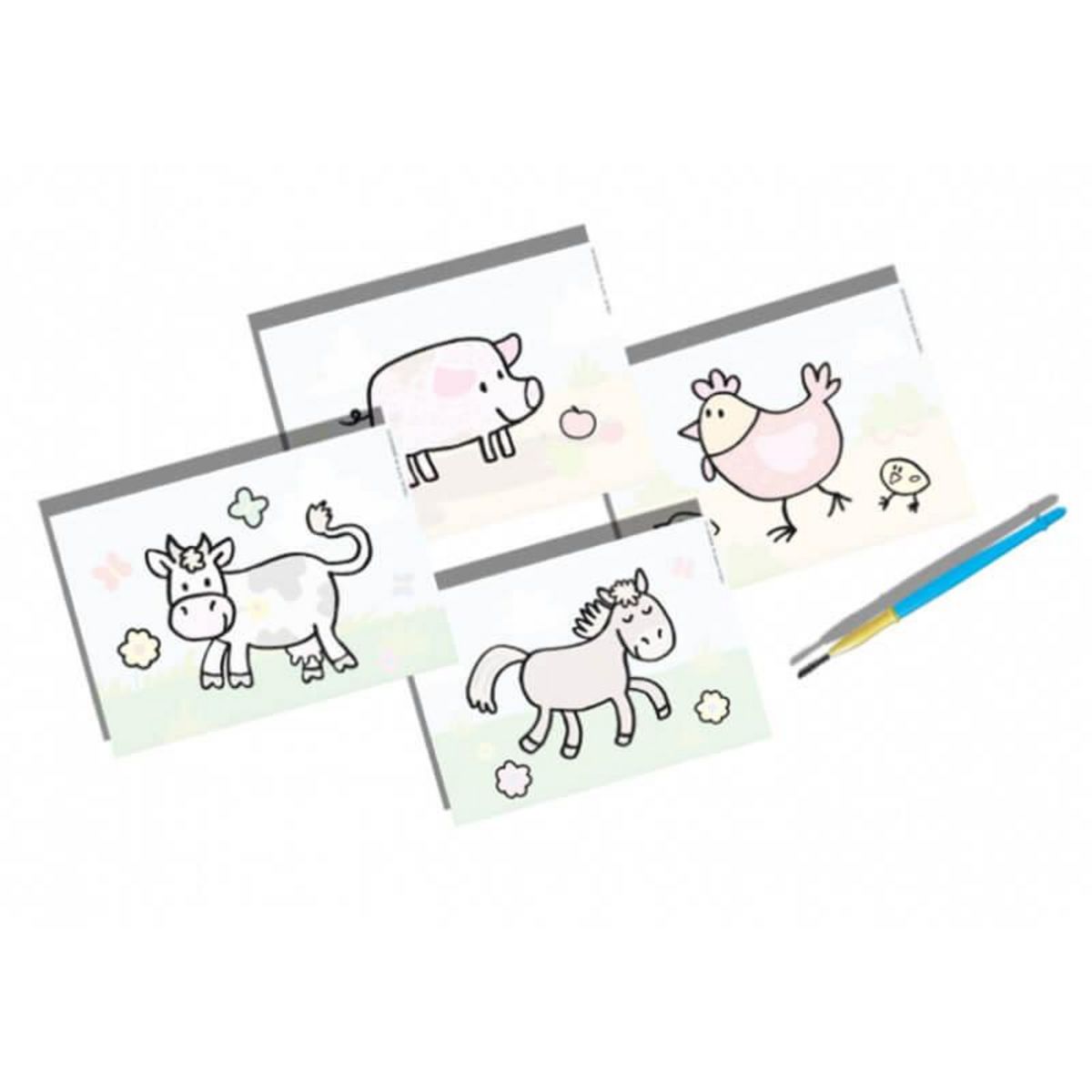 SES Creative Peinture magique : Animaux de la ferme