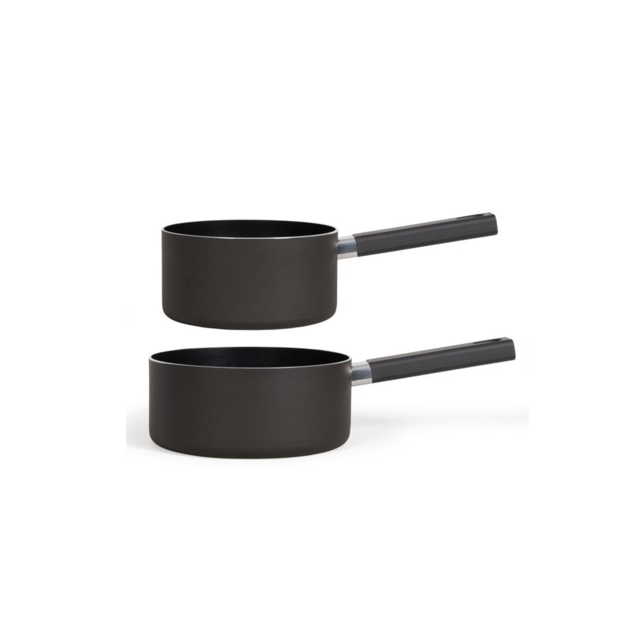 Voir la diapositive 2 : LIVOO Set 2 casseroles aluminium 18 / 20 cm - mep154n