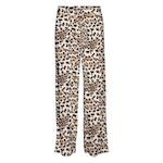 Vero Moda Pantalon Fluide Beige/Noir/Orange à Motifs Animalier Femme Vero Moda Easy Joy. Coloris disponibles : Marron